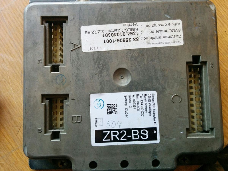 MAN ZR2-BS - VDO D78052 VS - ECU: foto 5 MAN ZR2-BS - VDO D78052 VS - ECU: foto 5