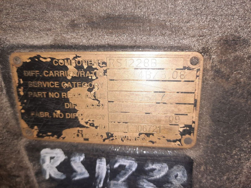 Leasing di Meritor MS17X. RS1228SV. 140 E EV-90 Meritor MS17X. RS1228SV. 140 E EV-90: foto 16