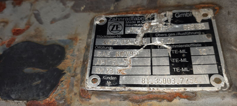 ZF Eaton Неоплан 660.4.22 Мерседес 407. Citara-2.84 DAF-1339G.2.93 - Asse posteriore: foto 4 ZF Eaton Неоплан 660.4.22 Мерседес 407. Citara-2.84 DAF-1339G.2.93 - Asse posteriore: foto 4