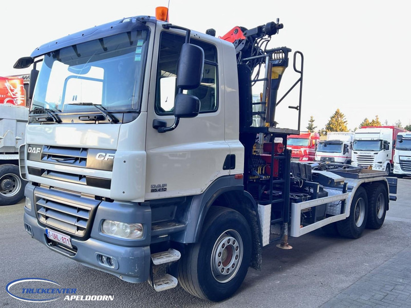 DAF CF 85.410 6x4 Bladgeveerd, Palfinger PK16001, Pallift - Autocarro scarrabile, Camion con gru: foto 3 DAF CF 85.410 6x4 Bladgeveerd, Palfinger PK16001, Pallift - Autocarro scarrabile, Camion con gru: foto 3