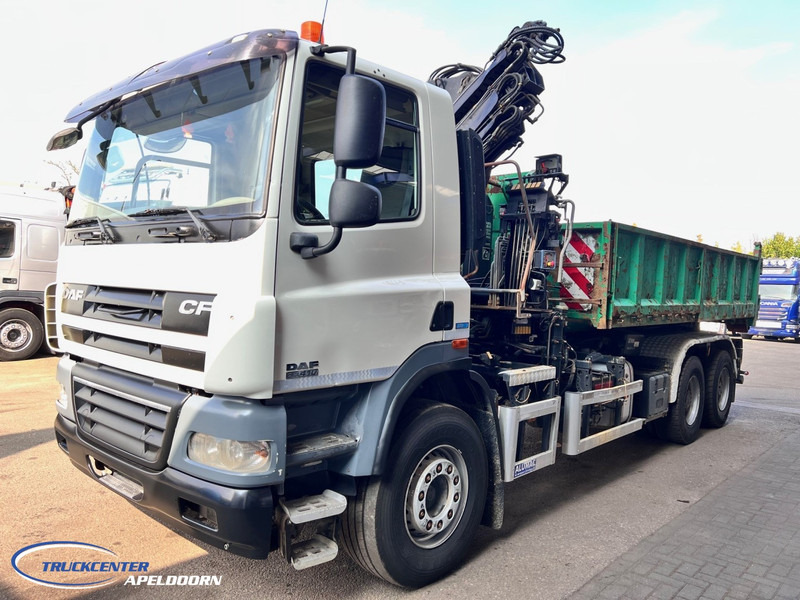 DAF CF 85.410 ATE, Hiab 166, 6x4 Steel spring - Autocarro ribaltabile, Camion con gru: foto 3 DAF CF 85.410 ATE, Hiab 166, 6x4 Steel spring - Autocarro ribaltabile, Camion con gru: foto 3