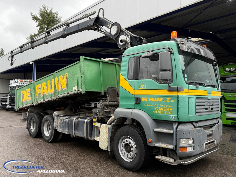 MAN TGA 26.390 6x4, Handgeschakeld, HIAB 166 E-4 - Autocarro ribaltabile, Camion con gru: foto 1 MAN TGA 26.390 6x4, Handgeschakeld, HIAB 166 E-4 - Autocarro ribaltabile, Camion con gru: foto 1
