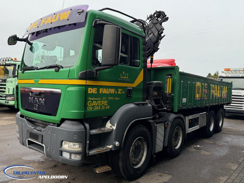 MAN TGS 35.400 8x4 Bladgeveerd, Handgeschakeld, HIAB 166-E4 Hipro - Autocarro ribaltabile, Camion con gru: foto 3 MAN TGS 35.400 8x4 Bladgeveerd, Handgeschakeld, HIAB 166-E4 Hipro - Autocarro ribaltabile, Camion con gru: foto 3