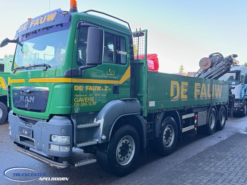 MAN TGS 35.400 8x4, Handgeschakeld, HIAB 288 EP-5 - Autocarro con pianale/ Cassone fisso, Camion con gru: foto 3 MAN TGS 35.400 8x4, Handgeschakeld, HIAB 288 EP-5 - Autocarro con pianale/ Cassone fisso, Camion con gru: foto 3