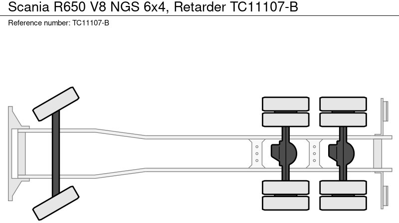 Scania R650 V8 NGS 6x4, Retarder - Autocarro telaio: foto 3 Scania R650 V8 NGS 6x4, Retarder - Autocarro telaio: foto 3