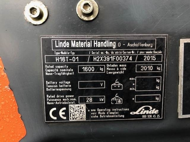 Linde H16T-01 - Carrello elevatore a gas: foto 3 Linde H16T-01 - Carrello elevatore a gas: foto 3