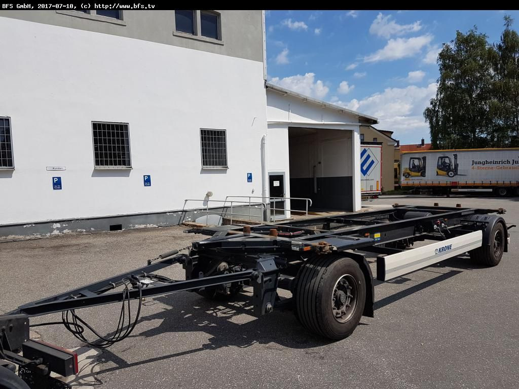 Krone Lafette AZ 18E BDF Lafette - Rimorchio portacontainer/ Caisse interchangeable: foto 1 Krone Lafette AZ 18E BDF Lafette - Rimorchio portacontainer/ Caisse interchangeable: foto 1