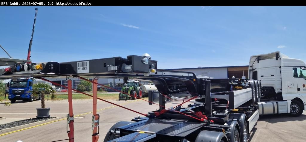 Krone Sattelauflieger Container Chassi SDC 27 eLTU5-2 - Semirimorchio portacontainer/ Caisse interchangeable: foto 1 Krone Sattelauflieger Container Chassi SDC 27 eLTU5-2 - Semirimorchio portacontainer/ Caisse interchangeable: foto 1