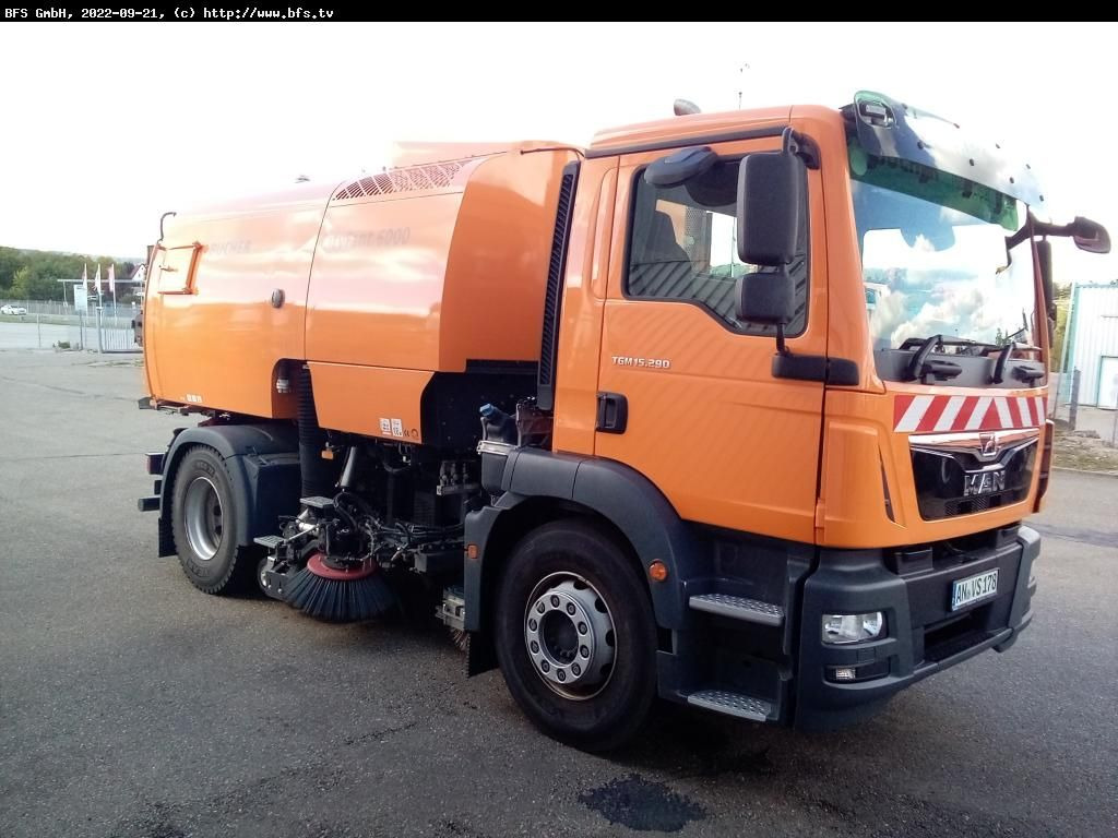 MAN TGM 15.290 4x2 BL CityFant 6000 SH Doppelseitige - Spazzatrice stradale: foto 2 MAN TGM 15.290 4x2 BL CityFant 6000 SH Doppelseitige - Spazzatrice stradale: foto 2