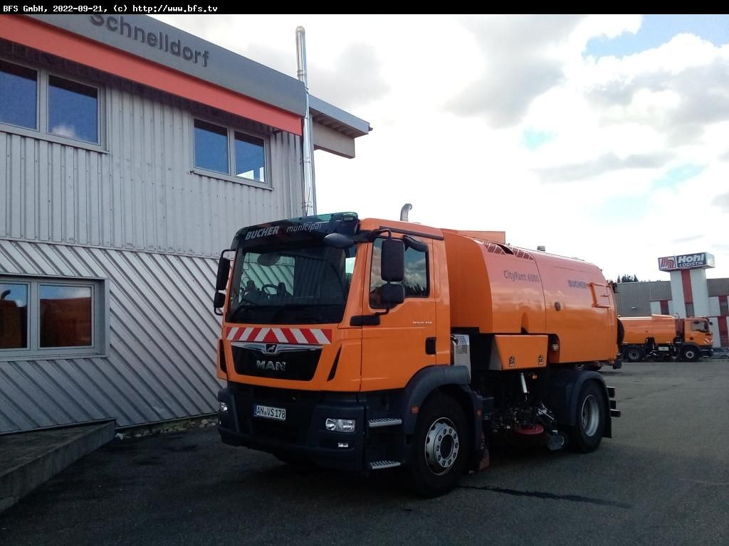 MAN TGM 15.290 4x2 BL CityFant 6000 SH Doppelseitige - Spazzatrice stradale: foto 1 MAN TGM 15.290 4x2 BL CityFant 6000 SH Doppelseitige - Spazzatrice stradale: foto 1