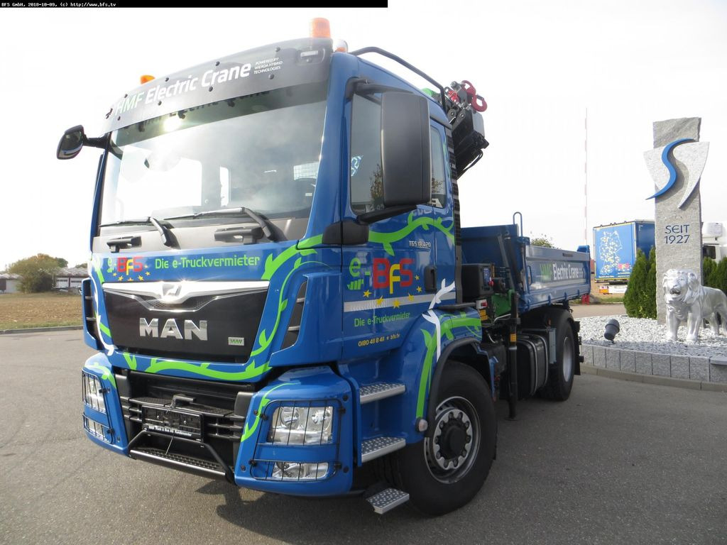 MAN TGS 18.420 4x4H BL HMF,Elektrokran 1820 K4 RC - Autocarro ribaltabile: foto 1 MAN TGS 18.420 4x4H BL HMF,Elektrokran 1820 K4 RC - Autocarro ribaltabile: foto 1