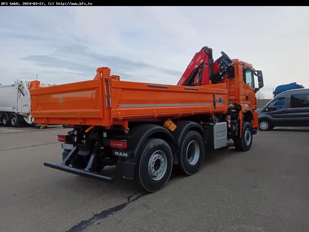 MAN TGS (TG3) 28.510 6x4-4 BL CH WiDi Fassi 15mt - Autocarro ribaltabile: foto 2 MAN TGS (TG3) 28.510 6x4-4 BL CH WiDi Fassi 15mt - Autocarro ribaltabile: foto 2