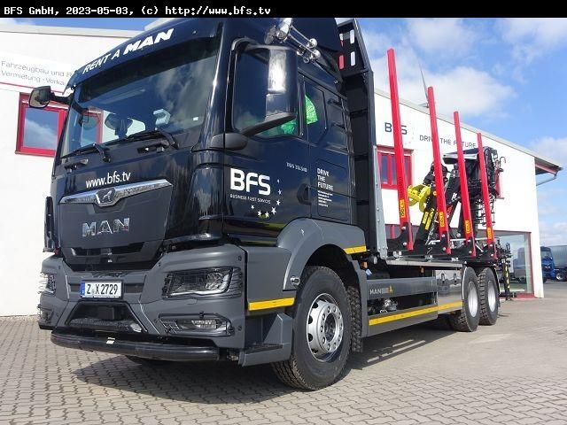 MAN TGS (TG3) 33.510 6x4 BL CH Loglift Holzladekran - Camion trasporto legname: foto 1 MAN TGS (TG3) 33.510 6x4 BL CH Loglift Holzladekran - Camion trasporto legname: foto 1