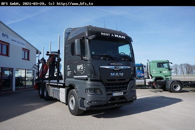 MAN TGX (TG3) 26.510 6x4 BL TG3, Plateau Aufbau - Camion trasporto legname: foto 3 MAN TGX (TG3) 26.510 6x4 BL TG3, Plateau Aufbau - Camion trasporto legname: foto 3