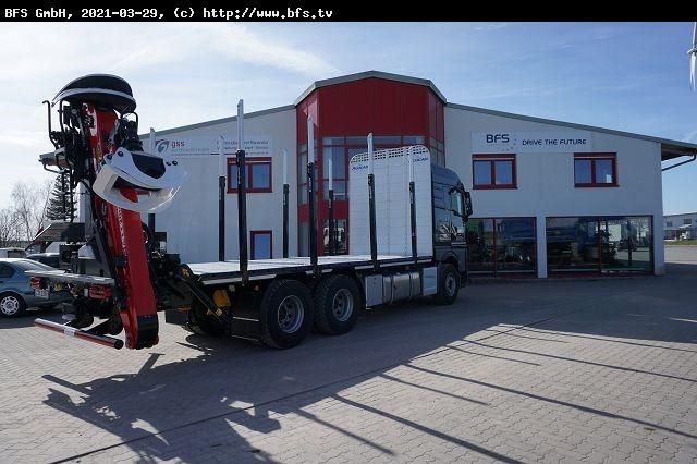 MAN TGX (TG3) 26.510 6x4 BL TG3, Plateau Aufbau - Camion trasporto legname: foto 4 MAN TGX (TG3) 26.510 6x4 BL TG3, Plateau Aufbau - Camion trasporto legname: foto 4