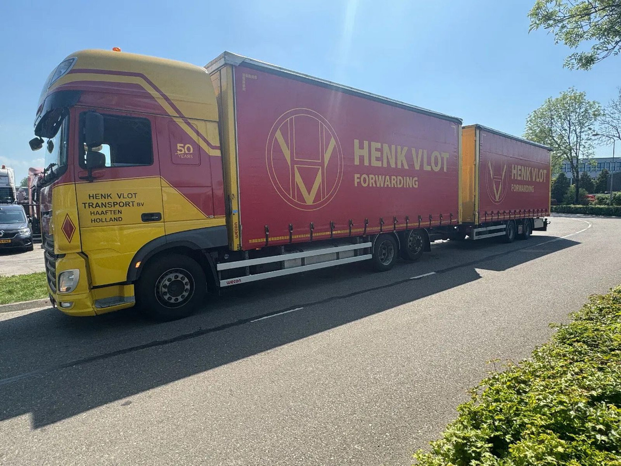 DAF XF 480 6X2 JUMBO + WECON HANGER SLIDING ROOF + T - Camion centinato: foto 4 DAF XF 480 6X2 JUMBO + WECON HANGER SLIDING ROOF + T - Camion centinato: foto 4