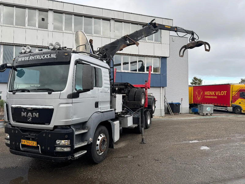 MAN TGS 33.480 6X4 + HIAB 251S.82 + TRAILER 2 AXLE KRAEMER - Camion con gru: foto 3 MAN TGS 33.480 6X4 + HIAB 251S.82 + TRAILER 2 AXLE KRAEMER - Camion con gru: foto 3