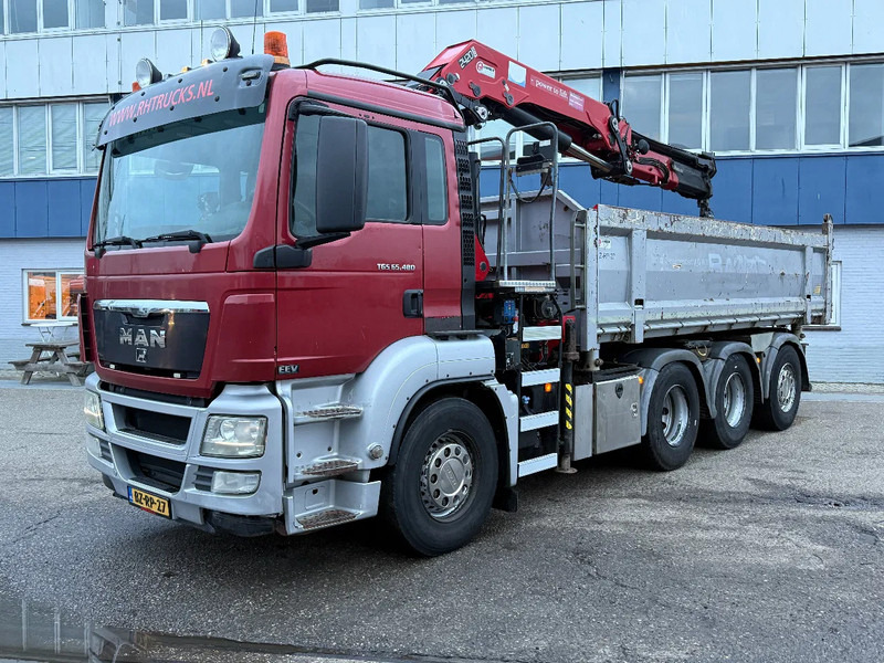 Leasing di MAN TGS 35.480 8X4 + HMF 2420-K3 REMOTE + TIPPER MAN TGS 35.480 8X4 + HMF 2420-K3 REMOTE + TIPPER: foto 8