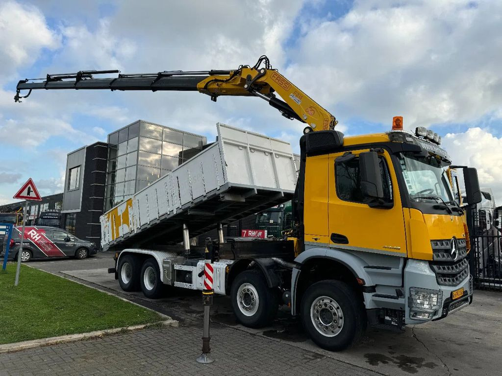 Mercedes-Benz Actros 4448 - 8X4 + EURO 6 + FASSI F315 + REMOTE - Autocarro con pianale/ Cassone fisso, Camion con gru: foto 2 Mercedes-Benz Actros 4448 - 8X4 + EURO 6 + FASSI F315 + REMOTE - Autocarro con pianale/ Cassone fisso, Camion con gru: foto 2