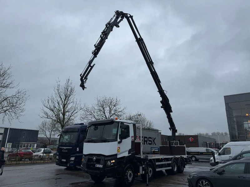 Renault C430 8X4 - EURO 6 + HIAB 288 E-5 + JIB 70X-4 + REMOTE + FULL STEEL SUSP. TÜV TILL 12-2025 - Camion con gru: foto 3 Renault C430 8X4 - EURO 6 + HIAB 288 E-5 + JIB 70X-4 + REMOTE + FULL STEEL SUSP. TÜV TILL 12-2025 - Camion con gru: foto 3