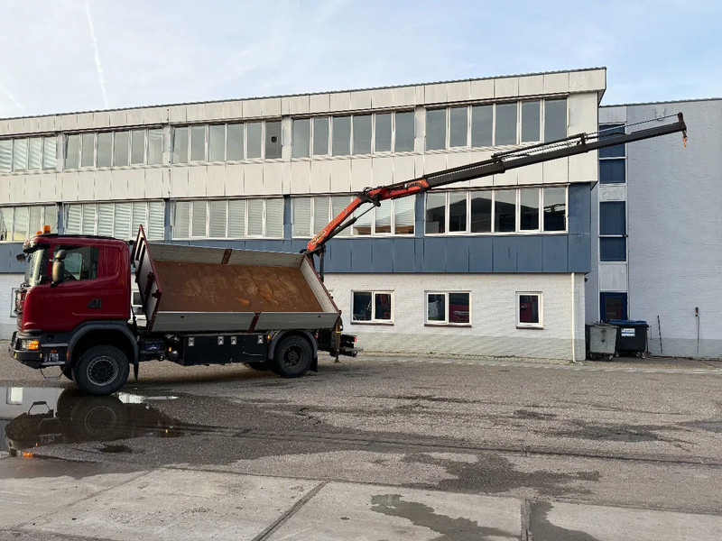 Scania G370 4X4 EURO 6 + 3-SIDE TIPPER + PALFINGER PK9002 + REMOTE - Camion con gru: foto 3 Scania G370 4X4 EURO 6 + 3-SIDE TIPPER + PALFINGER PK9002 + REMOTE - Camion con gru: foto 3