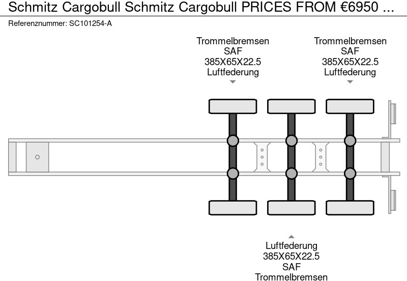 Schmitz Cargobull Schmitz Cargobull PRICES FROM €6950 TO €8950,- 40 X CARRIER 1850 MT D/E SAF AXELS - Semirimorchio frigorifero: foto 4 Schmitz Cargobull Schmitz Cargobull PRICES FROM €6950 TO €8950,- 40 X CARRIER 1850 MT D/E SAF AXELS - Semirimorchio frigorifero: foto 4