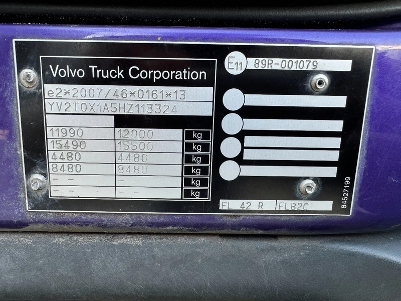 Autocarro furgonato Volvo FL 250 4X2 EURO 6 BOX DHOLLANDIA 1500 KG: foto 19
