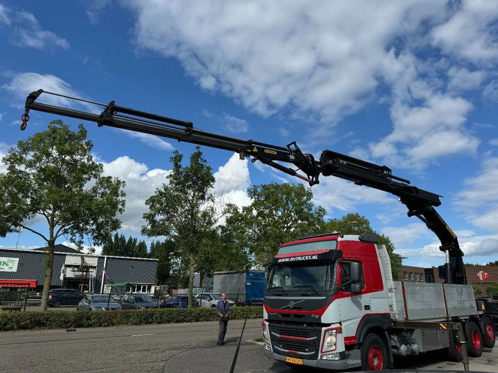 Volvo FMX 460 8X4 PALFINGER PK53002 + FLY JIP AN REMOT - Camion con gru, Autocarro con pianale/ Cassone fisso: foto 1 Volvo FMX 460 8X4 PALFINGER PK53002 + FLY JIP AN REMOT - Camion con gru, Autocarro con pianale/ Cassone fisso: foto 1