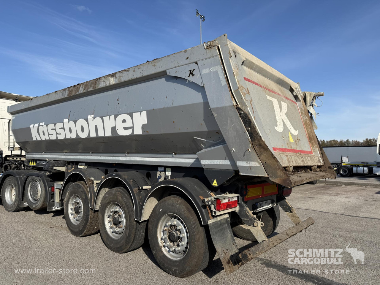 KAESSBOHRER Tipper Steel half pipe body 27m³ - Semirimorchio ribaltabile: foto 1 KAESSBOHRER Tipper Steel half pipe body 27m³ - Semirimorchio ribaltabile: foto 1