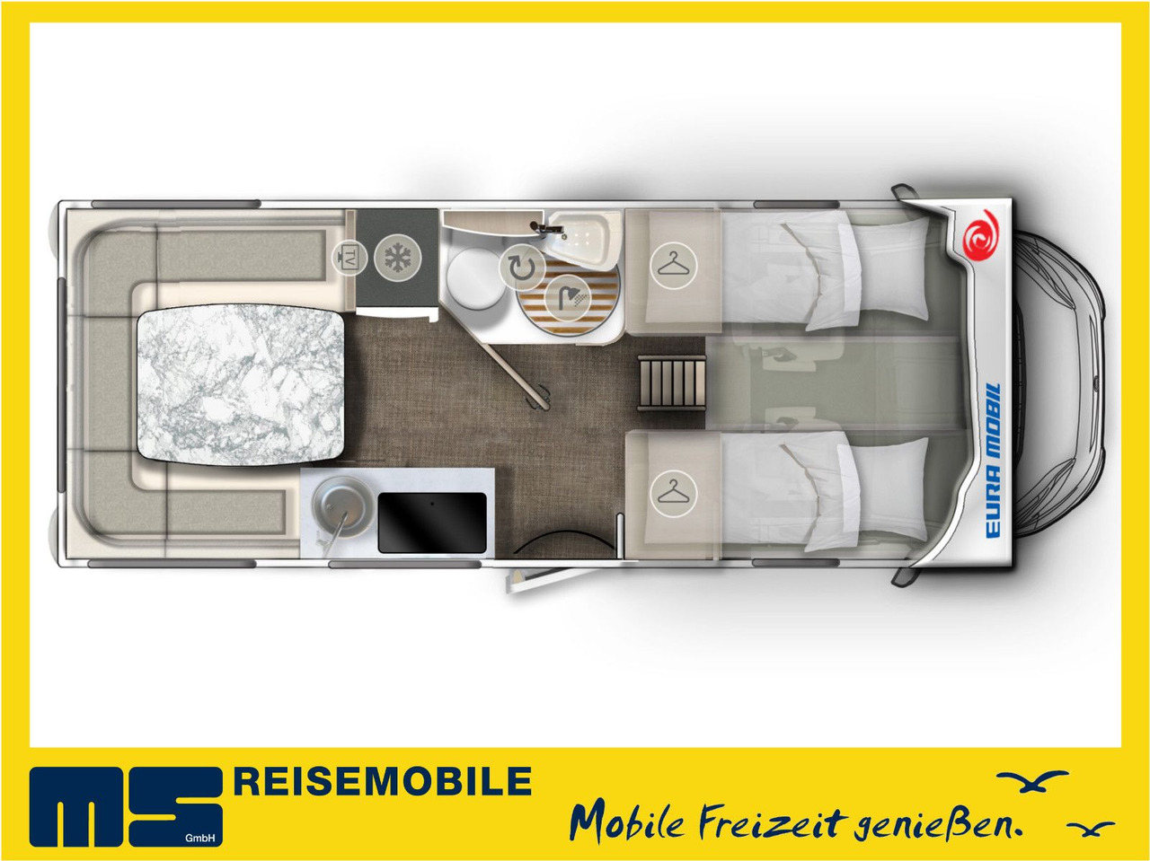 Eura Mobil ACTIVA ONE 650 HS / MOD. 2026 / TOP- AUSSTATTUNG - Camper mansardato: foto 2 Eura Mobil ACTIVA ONE 650 HS / MOD. 2026 / TOP- AUSSTATTUNG - Camper mansardato: foto 2
