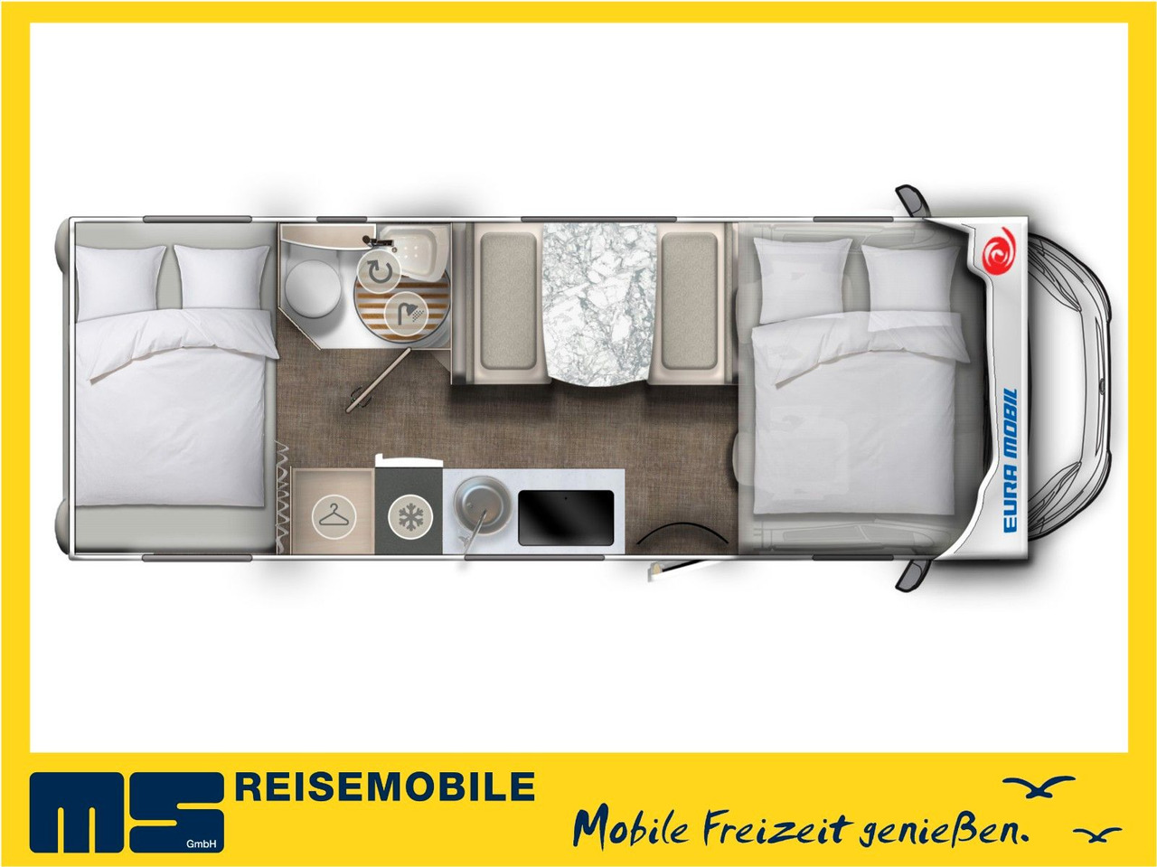 Eura Mobil ACTIVA ONE 690 HB / 180PS-40H MAXI/ PANORAMADACH - Camper mansardato: foto 2 Eura Mobil ACTIVA ONE 690 HB / 180PS-40H MAXI/ PANORAMADACH - Camper mansardato: foto 2