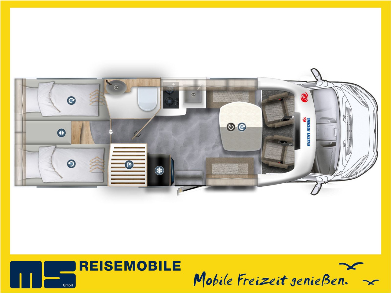 Eura Mobil PROFILA T 720 EF - 101 EDITION / EINZELBETTEN - Camper profilato: foto 2 Eura Mobil PROFILA T 720 EF - 101 EDITION / EINZELBETTEN - Camper profilato: foto 2