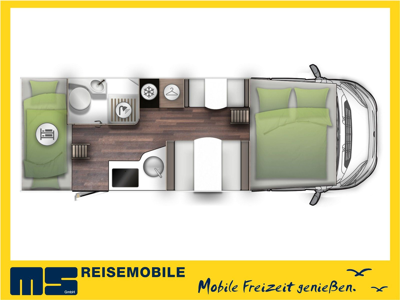 Forster A 699 VB / - MODELL 2025- / 140PS / ETAGENBETTEN - Camper mansardato: foto 2 Forster A 699 VB / - MODELL 2025- / 140PS / ETAGENBETTEN - Camper mansardato: foto 2
