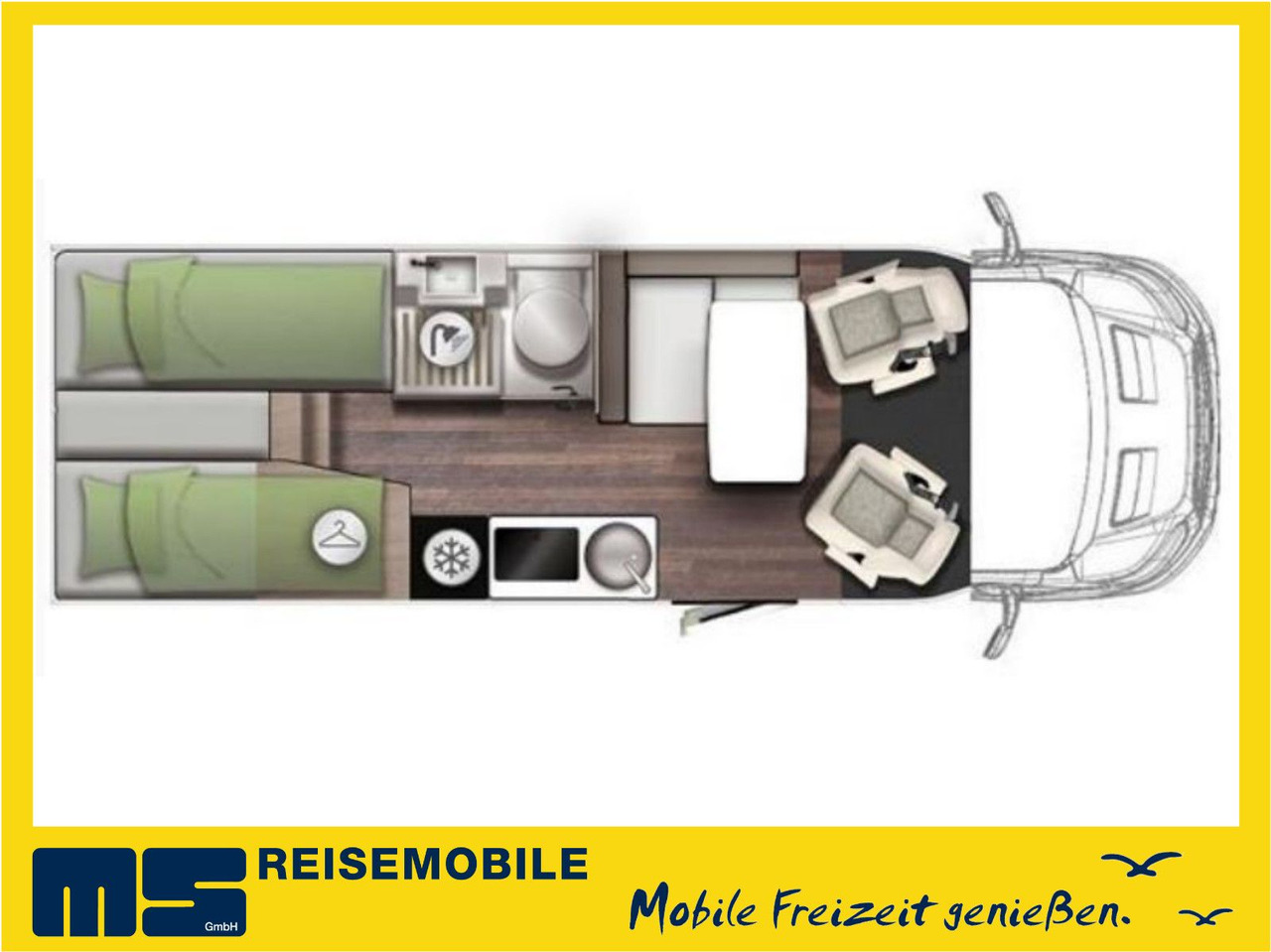 Forster T 669 EBN COUPÈ / -2025- / 165PS / EINZELBETTEN - Camper profilato: foto 2 Forster T 669 EBN COUPÈ / -2025- / 165PS / EINZELBETTEN - Camper profilato: foto 2