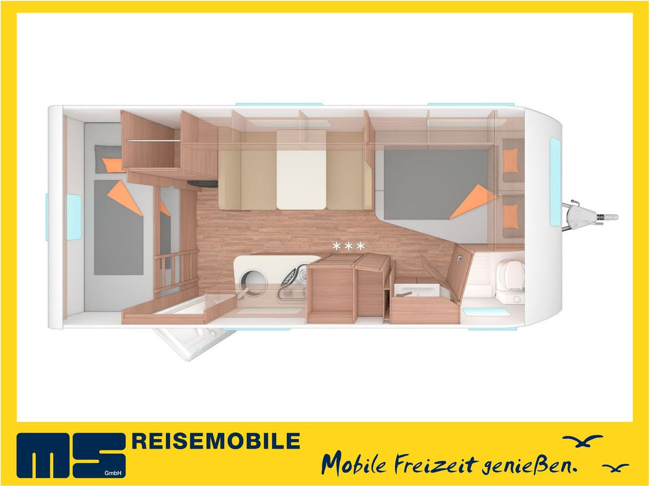 Weinsberg CARAONE 500 FDK -MODELL 2026- / 1700kg - Caravan: foto 2 Weinsberg CARAONE 500 FDK -MODELL 2026- / 1700kg - Caravan: foto 2