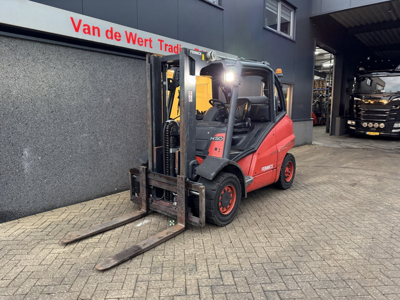 Linde H50T Duplo 270 Freelift / Sideshift / 4e Functie LPG 2007 6 Cilinder Container Truck - Carrello elevatore a gas: foto 3 Linde H50T Duplo 270 Freelift / Sideshift / 4e Functie LPG 2007 6 Cilinder Container Truck - Carrello elevatore a gas: foto 3