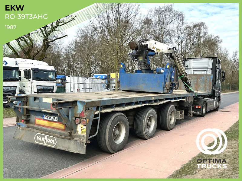 EKW RO-3QT3AHG KRAAN KENNIS 16000 - Semirimorchio cassonato/ Pianale: foto 1 EKW RO-3QT3AHG KRAAN KENNIS 16000 - Semirimorchio cassonato/ Pianale: foto 1