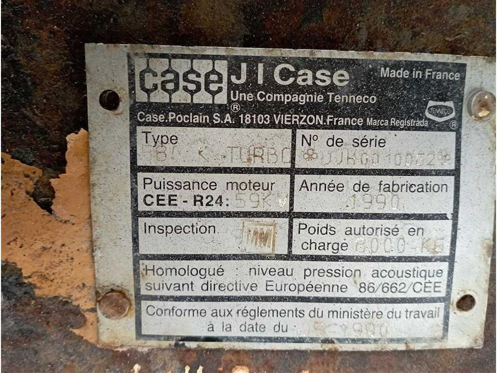 Escavatore gommato 1990 CASE 580K TURBO WHEELED EXCAVATOR: foto 6 Escavatore gommato 1990 CASE 580K TURBO WHEELED EXCAVATOR: foto 6