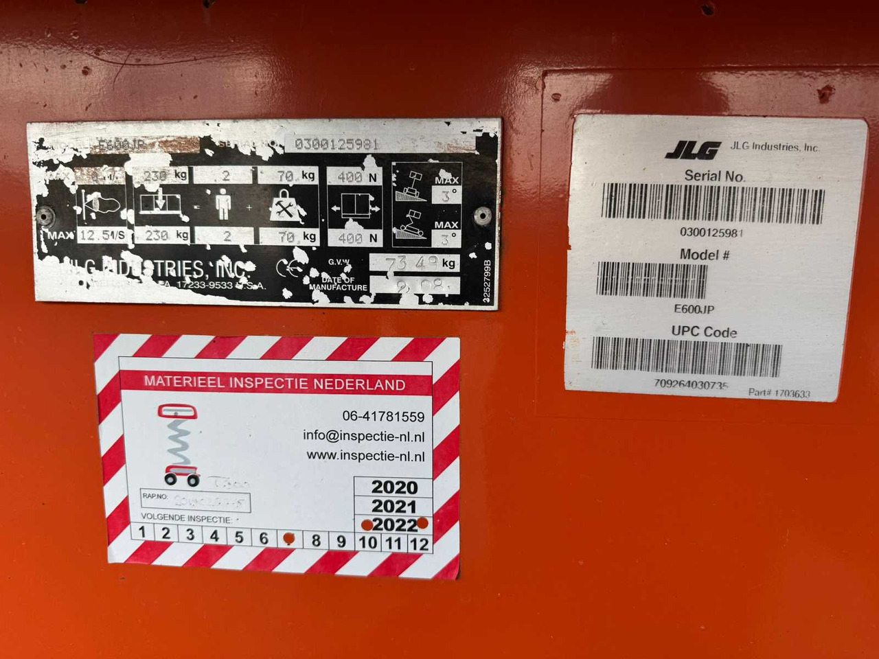 Piattaforma aerea 2008 JLG 600JP AERIAL WORK PLATFORM: foto 14