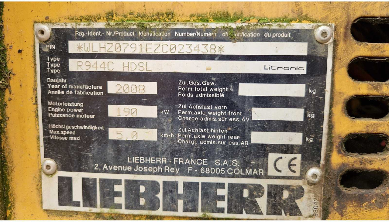 Escavatore 2008 LIEBHERR R944C TRACKED EXCAVATOR: foto 20
