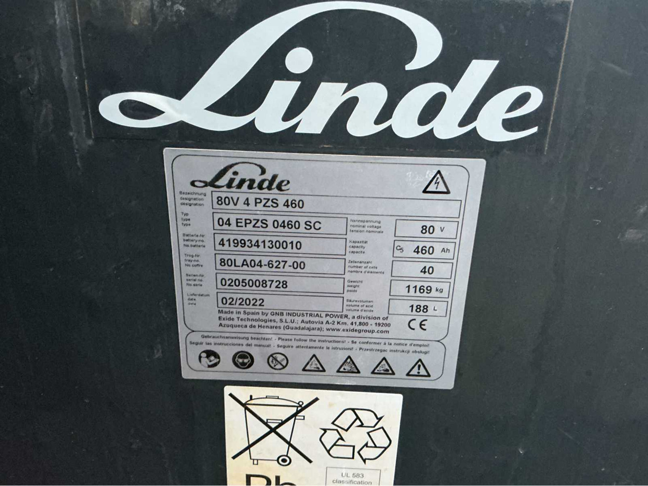 Carrello elevatore 2022 LINDE E25-01 FORKLIFT: foto 12 Carrello elevatore 2022 LINDE E25-01 FORKLIFT: foto 12