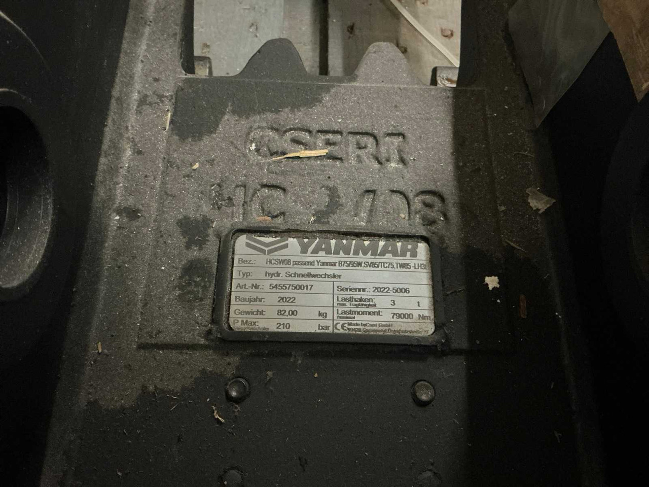 2022 YANMAR HCSW08 QUICK COUPLER, HYDR. - Pala gommata: foto 3 2022 YANMAR HCSW08 QUICK COUPLER, HYDR. - Pala gommata: foto 3
