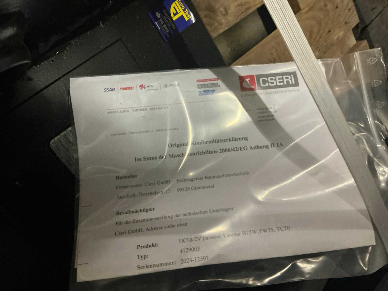 2024 YANMAR HC08-2V QUICK COUPLER, HYDR. - Pala gommata: foto 5 2024 YANMAR HC08-2V QUICK COUPLER, HYDR. - Pala gommata: foto 5