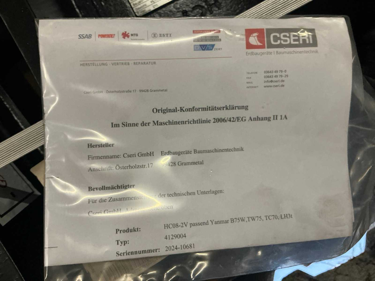2024 YANMAR HCSW08-2V QUICK COUPLER, HYDR. - Pala gommata: foto 5 2024 YANMAR HCSW08-2V QUICK COUPLER, HYDR. - Pala gommata: foto 5