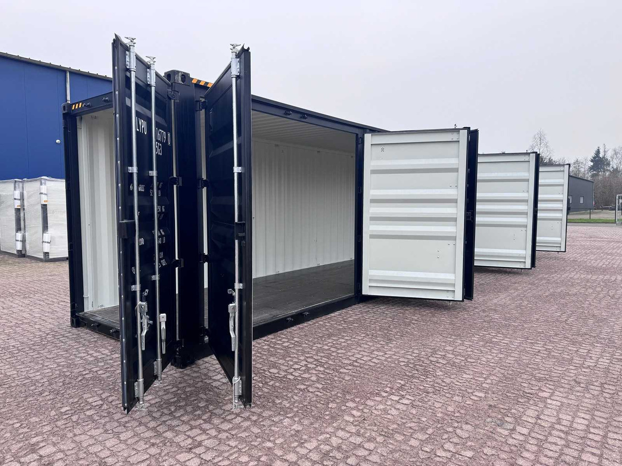 Container marittimo 40ft HQ High Cube shipping container with 3 side doors: foto 7