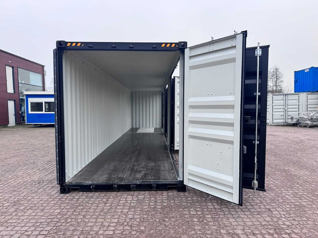 Container marittimo 40ft HQ High Cube shipping container with 3 side doors: foto 8