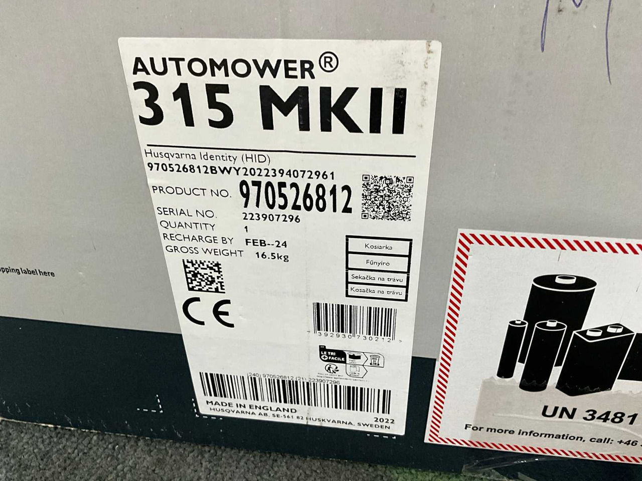 Tagliaerba Husqvarna Auto Mower Mark II 315: foto 8