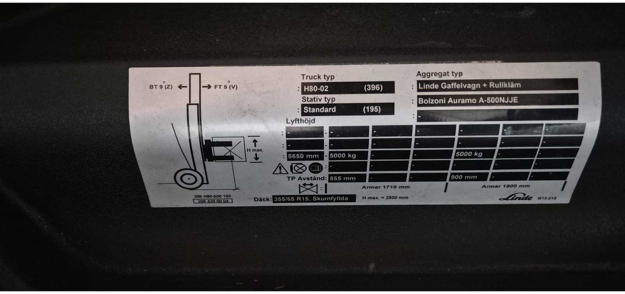 Carrello elevatore LINDE - H80D-02 - FORKLIFT TRUCKS - 2012: foto 8 Carrello elevatore LINDE - H80D-02 - FORKLIFT TRUCKS - 2012: foto 8