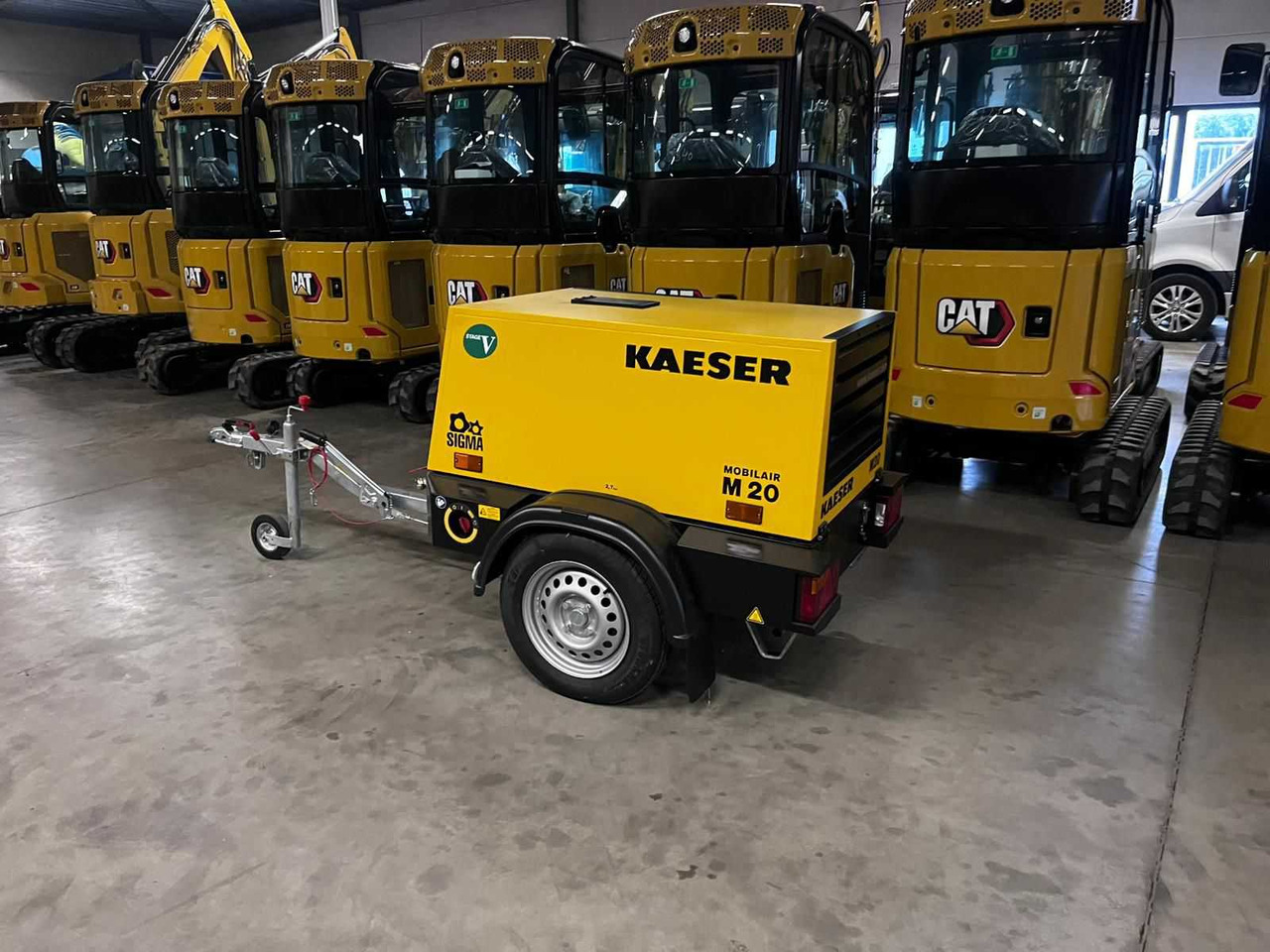 2024 KAESER M20 PE MOBILE CONSTRUCTION COMPRESSOR 7 BAR - Rimorchio: foto 3 2024 KAESER M20 PE MOBILE CONSTRUCTION COMPRESSOR 7 BAR - Rimorchio: foto 3