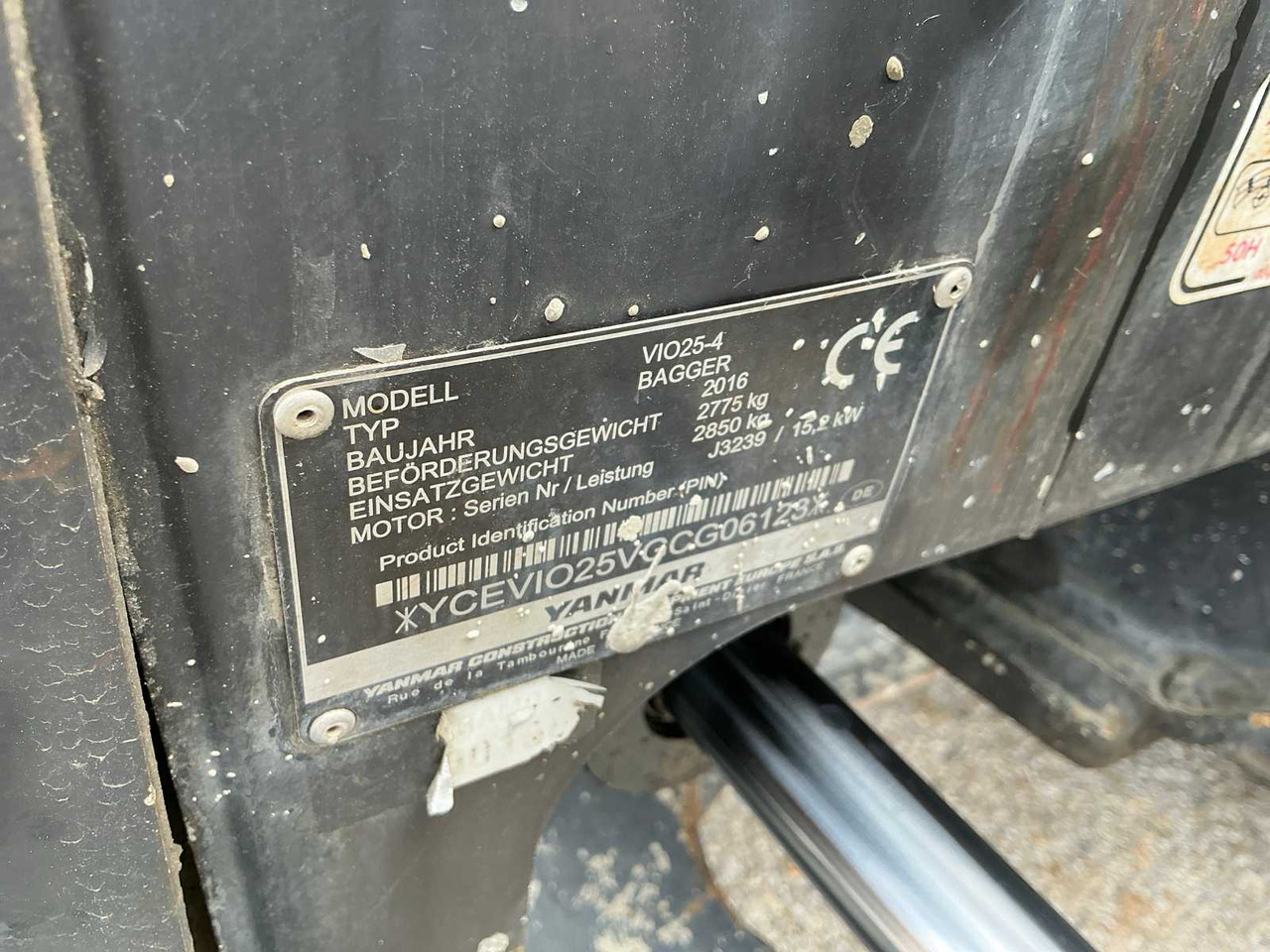 Escavatore cingolato Yanmar VIO25-4: foto 39